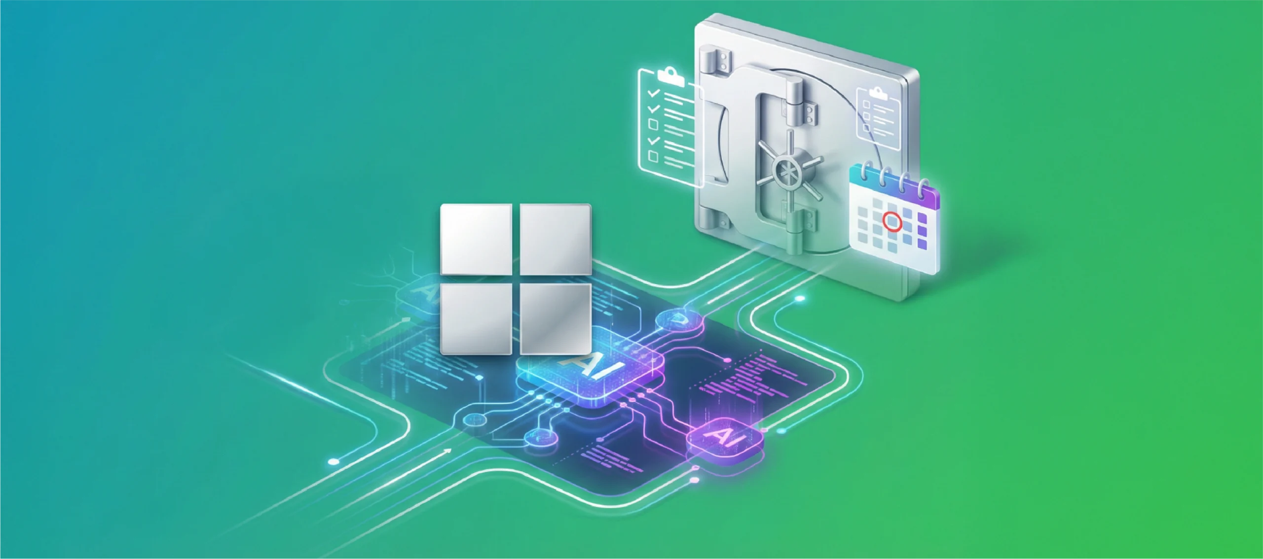 Windows 11 AI search interacting with audit controls and compliance boundaries